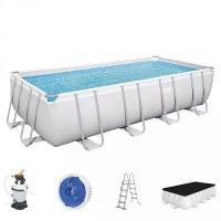 Bestway 56671 BW Каркасный бассейн Power Steel 488х244х122см, 11532л, песч.фил.-нас. 3028л/ч, лестн., тент, попл.-доз Bestway 56671 BW Каркасный бассейн Power Steel 488х244х122см, 11532л, песч.фил.-нас. 3028л/ч, лестн., тент, попл.-доз