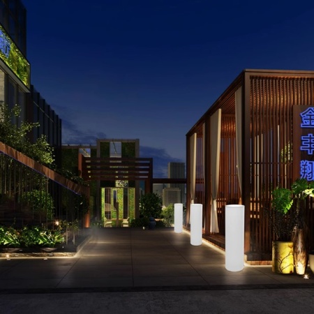 Светильник Цилиндр 40х80 питание от АКБ, RGB