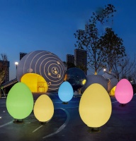 Светильник Яйцо 116х180 питание от 220, RGB Светильник Яйцо 116х180 питание от 220, RGB