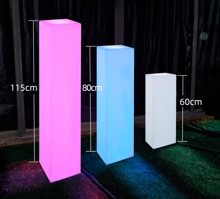 Светильник Колонна 30х190  питание от АКБ, RGB