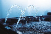 Фонтан с LED-подсветкой, пара, для бассейна 6 м