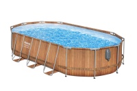 Bestway 56719 BW Каркасный бассейн Power Steel 610x366x122см "Камень" 20241л, фил.-нас. 9463л, лестн, гидромас, подсв Bestway 56719 BW Каркасный бассейн Power Steel 610x366x122см "Камень" 20241л, фил.-нас. 9463л, лестн, гидромас, подсв