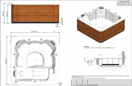 Спа-бассейн AstralPool Select E / Aquavia Pulse Спа-бассейн AstralPool Select E / Aquavia Pulse
